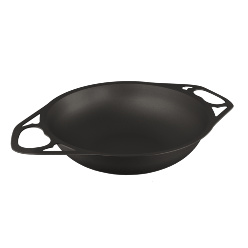 Quenched Iron Dual Handled Wok 30cm