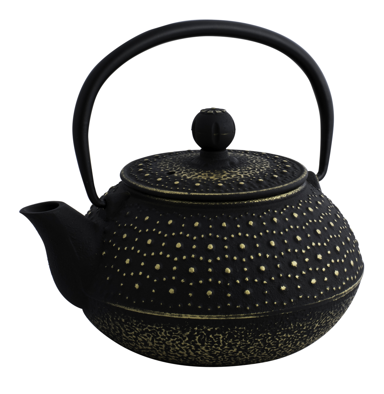 Imperial Cast Iron Teapot Black/Gold 800ml