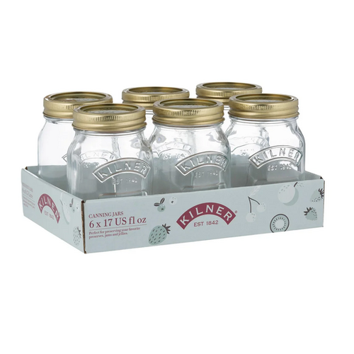 Genuine Preserve Jar - Set of 6  500ml