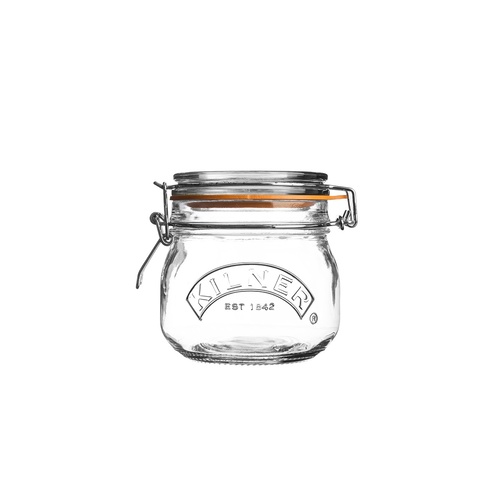 Round Clip Top Jar 500ml