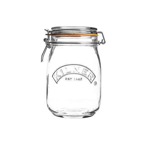 Round Clip Top Jar 1L