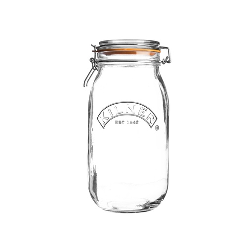 Round Clip Top Jar 2L