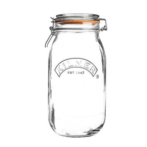 Round Clip Top Jar 3L