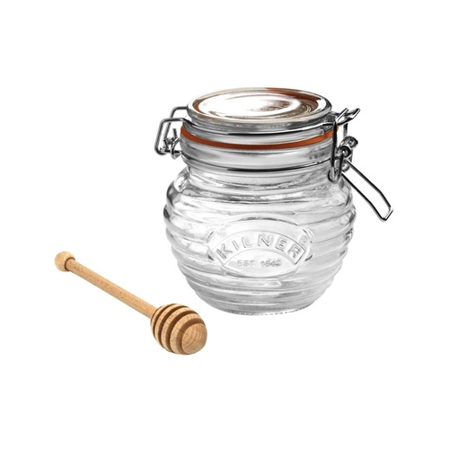 Clip Top Honey Pot & Dipper