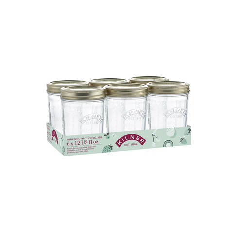 Kilner Wide Mouth Preserve - Set of 6 350ml