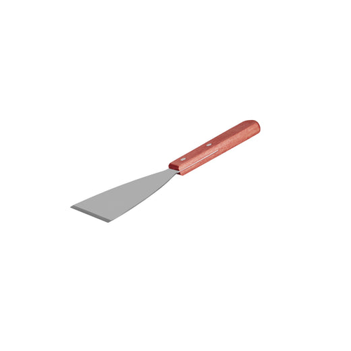 Chef Inox Pan Scraper Wood Handle - 100x120x220mm