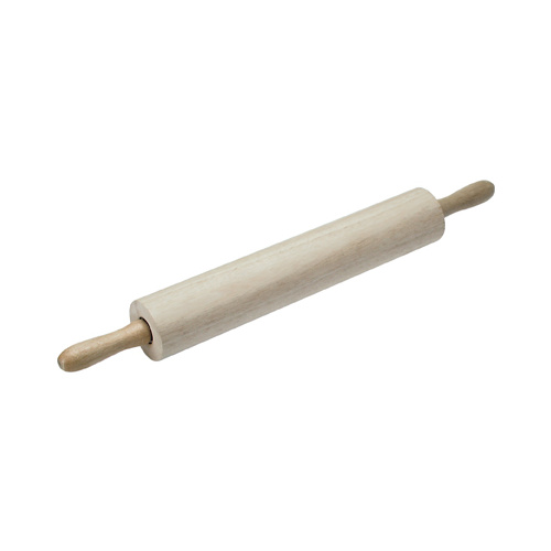 Wooden Rolling Pin W/Ball Bearings S/S 330mm