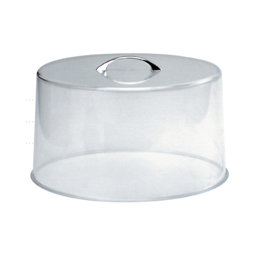 Acrylic Cake Cover Chrome Handle 300x185mm