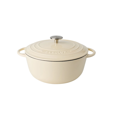  Round French Oven - 24cm/4 Ltr - Meringue