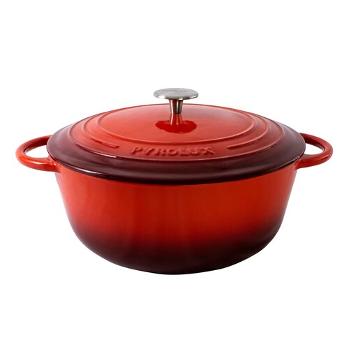 Chilli Red Round French Oven 24cm/4L