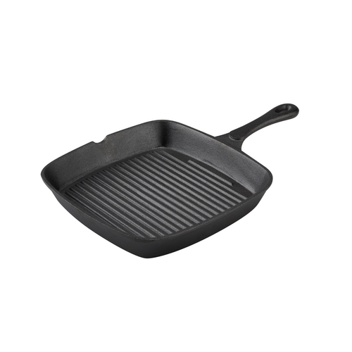 Cast Iron Square Grill Pan 25cm