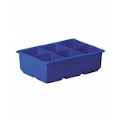 Silicone King Ice Cube Tray 6 Cup 