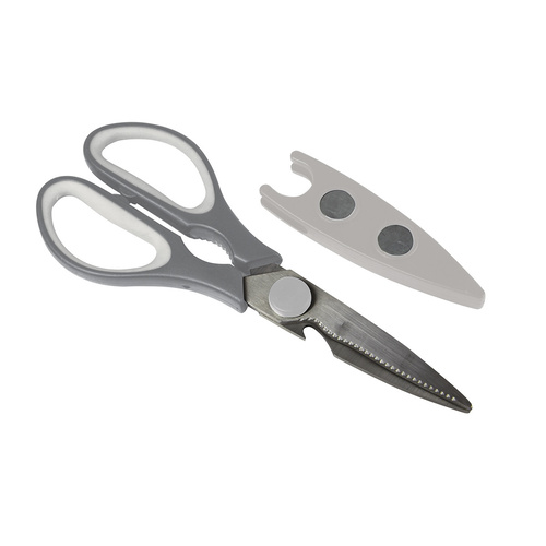 S/S Kitchen Scissors W/Magnetic Sheath