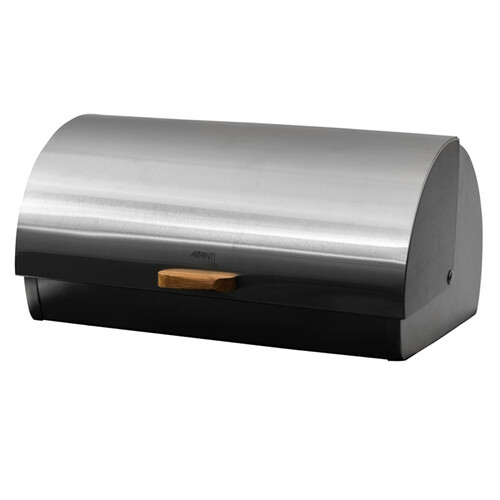 Roll Top Stainless Steel Bread Bin