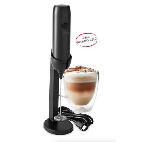 Rechargeable Milk Frother with Stand