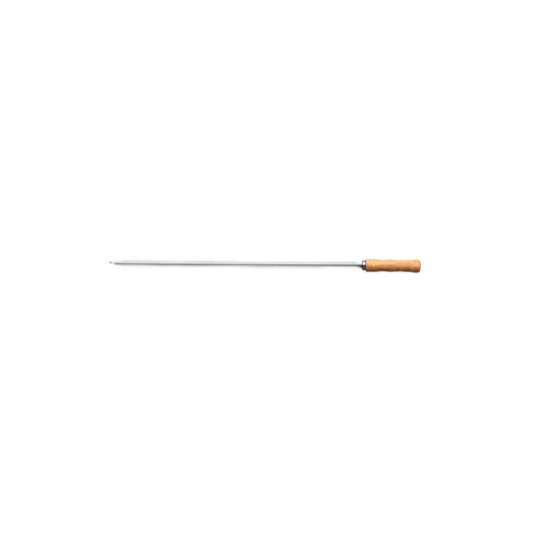 Heavy Duty Stainless Steel Skewer Wood Handle - 650mm
