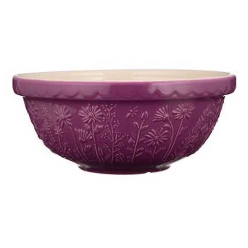 In The Meadow Daisy Mixing Bowl Purple 2.7L