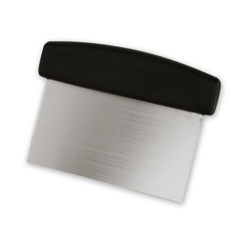 Dough Scraper Black Plastic Handle 150x75mm