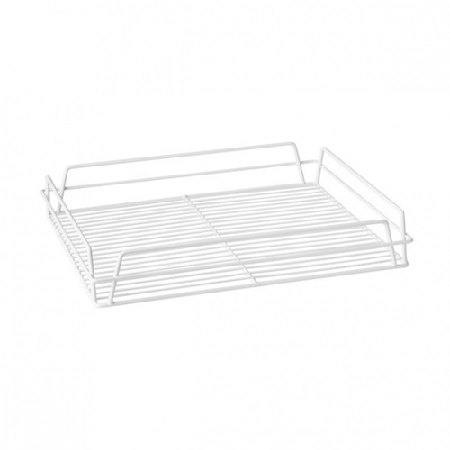 White PVC Glass Basket Rect 435x355x75mm