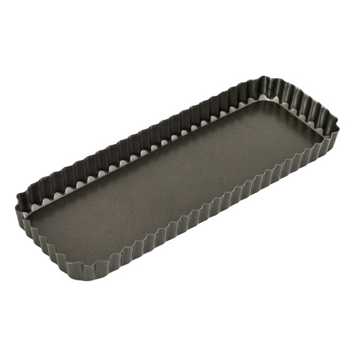 Loose Base Rectangle Flan Pan 36x13cm