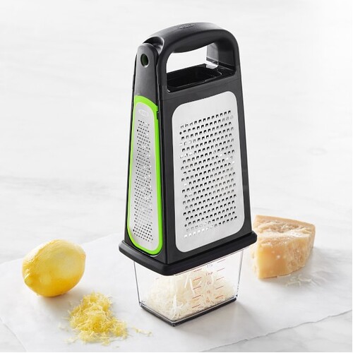 Box Grater with removable Zester