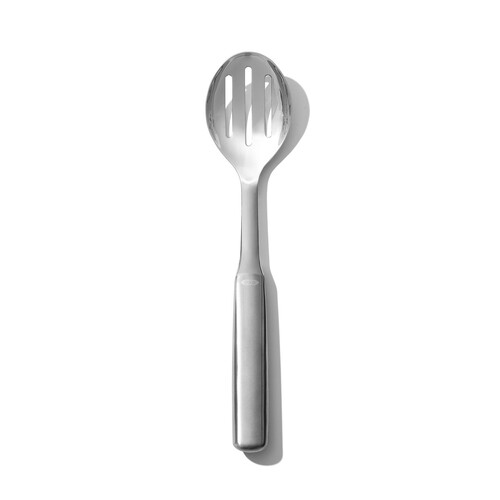 Steel Slotted Serving Spoon