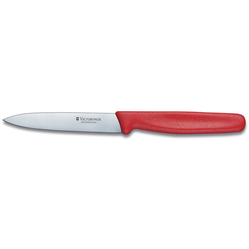 Red Pointed Paring Knife 10cm