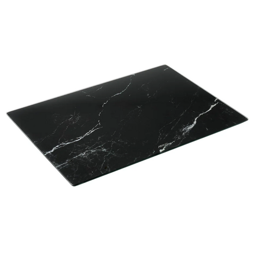 Tempered Glass Surface Protector - Black Marble 30 x 40cm