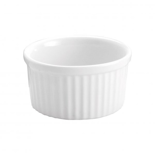 White Souffle Dish 100mm/250ml