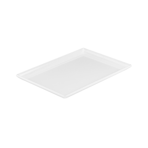 White Melamine Rectangular Platter 250x170mm