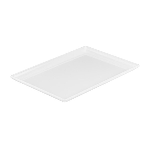 White Melamine Rectangular Platter 350x240mm 
