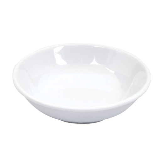 White Melamine Sauce Dish 70mm 