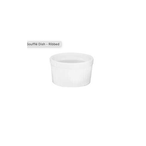 Souffle Dish Ribbed - 85mm