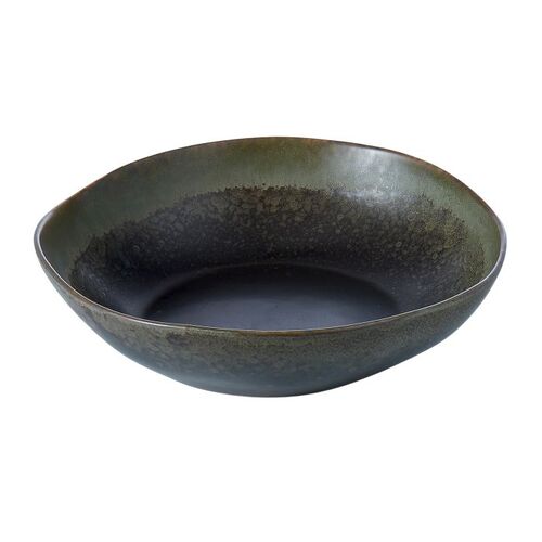 Large Glazed Stoneware Bowl