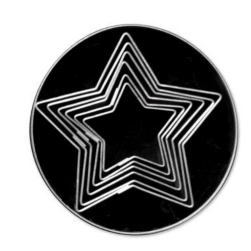 Star Cutter Set 6pc - Tin Plate
