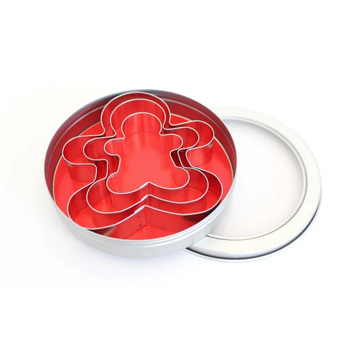 Gingerbread Men Cutter Set 3pc - Tin Plate