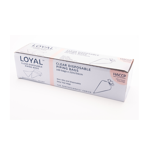 Disposable Piping Bags Clear - 22"