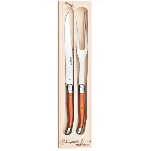 Jean Neron Carving Set - Orange