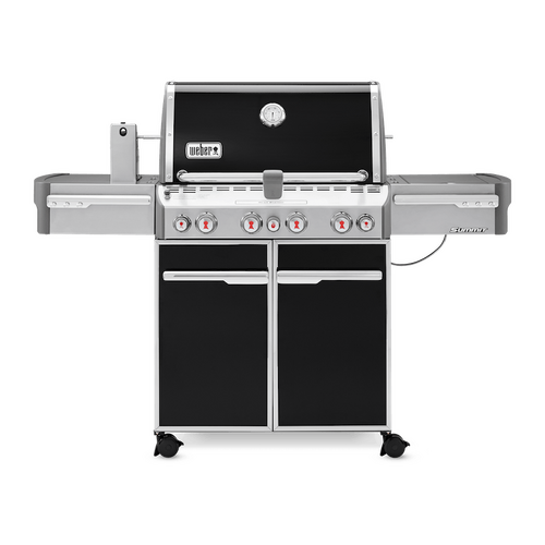 Summit E470 LP Black Gas BBQ