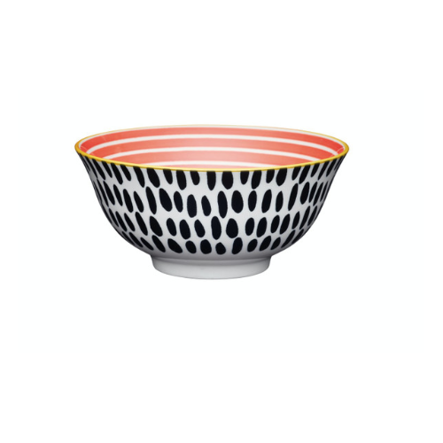 Mikasa Bowl - 15.5cm Red Swirl