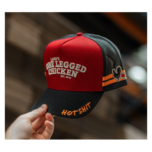 Lanes Trucker Hat - One Legged Chicken