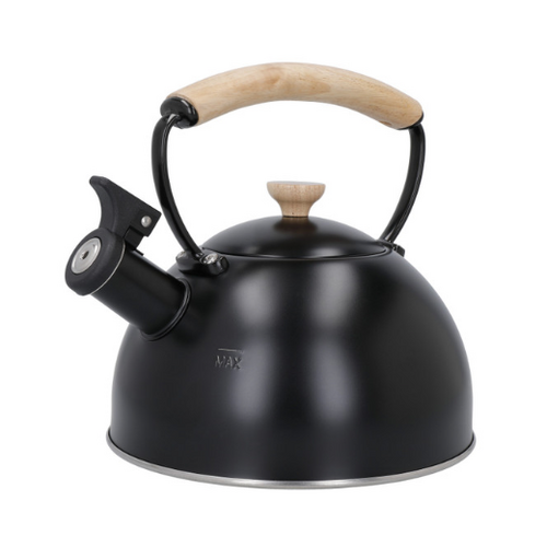 Whistling Kettle - Wood Handle Black