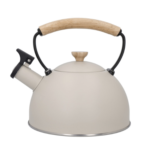 Whistling Kettle - Wood Handle Latte 1.6L