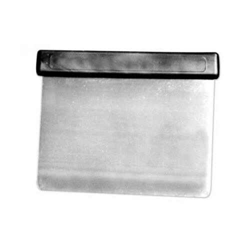 Flexible Stainless Scraper Black Handle 115x85mm