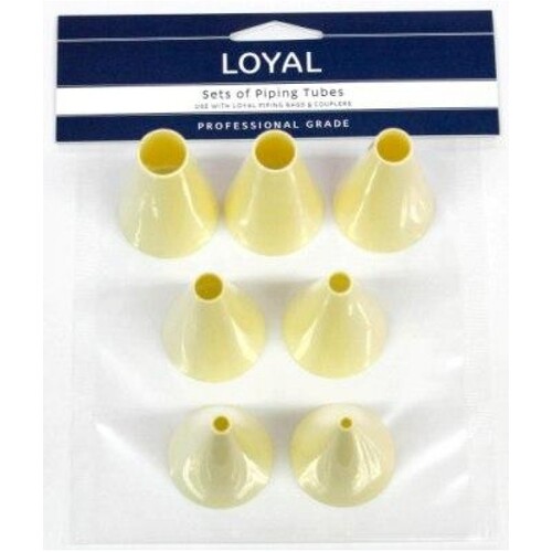 Pastry Plain Tube Set of 7 - 3,5,7,9,11,13,15