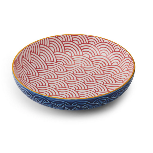 Mikasa Coupe Bowl - 21cm Blue Red