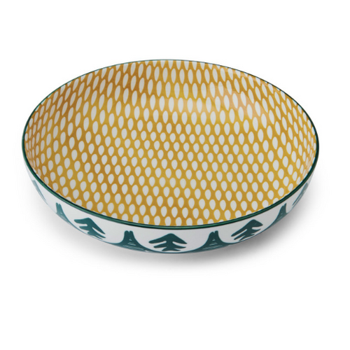 Mikasa Coupe Bowl - 21cm Green Leaf