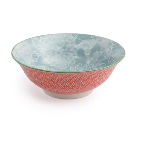 Mikasa Ramen Bowl 21cm - Grey Floral