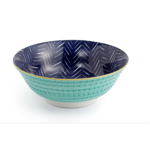Mikasa Ramen Bowl 21cm - Indigo Chevron