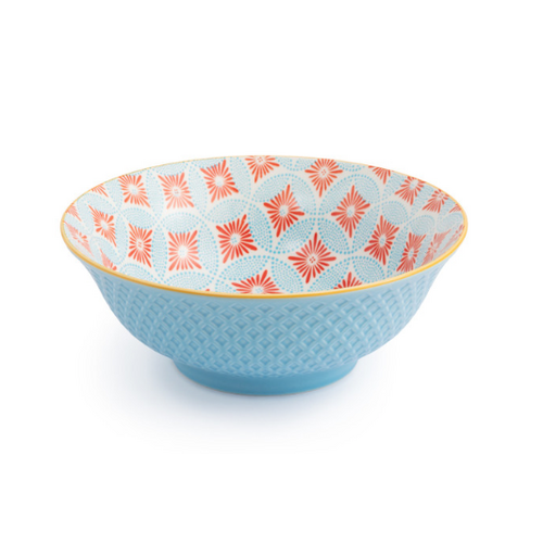 Mikasa Ramen Bown 21cm - Blue Mosaic